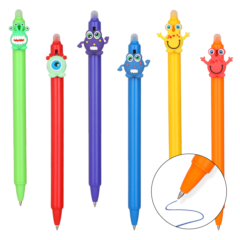 VOXRRN Erasable Pen 0.5mm Fine Point Cute Retractable Gel Pen Quick-Dry Smooth Writing Pen kawaii for Students Journaling Note-Taking Office School Supplies