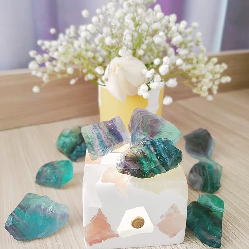 SHTROOR Rough Raw Healing Crystals, Natural Hand-Picked Crystals and Healing Stones for Reiki, Wicca, Meditation, Tumbling, Wire Wrapping & Gifting